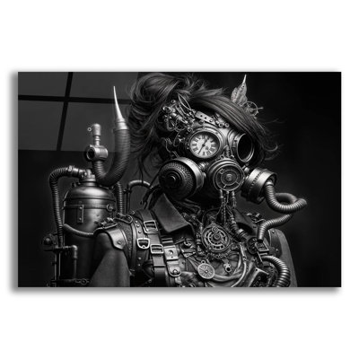 «Time Traveller 2» par KIR.DART, art mural en verre acrylique