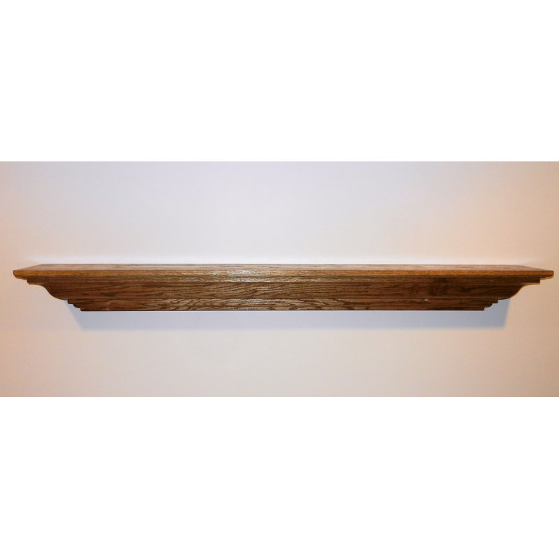 Wood Mantel, Provincial, 4.37" H x 42" W x 5" D
