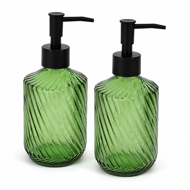 Distributeur de savon diagonal 14,2 oz (vert), Vert