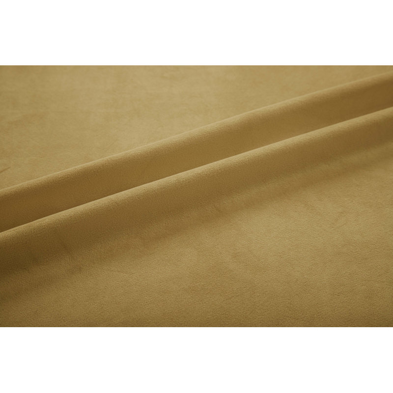 Latvina Eyelet Fully Lined Curtain, Ochre, 229 W x 229 D cm