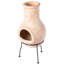 Foyer d'extérieur au charbon en argile Ebner