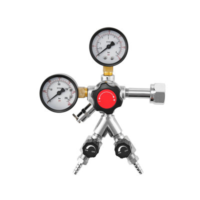 CO2 Regulator - 7.3" W x7.3" D x 6.3" H - 1 Piece - Adjustable settings for customized operation
