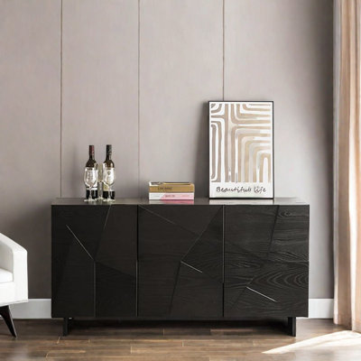 Armoire d'appoint en bois massif clair