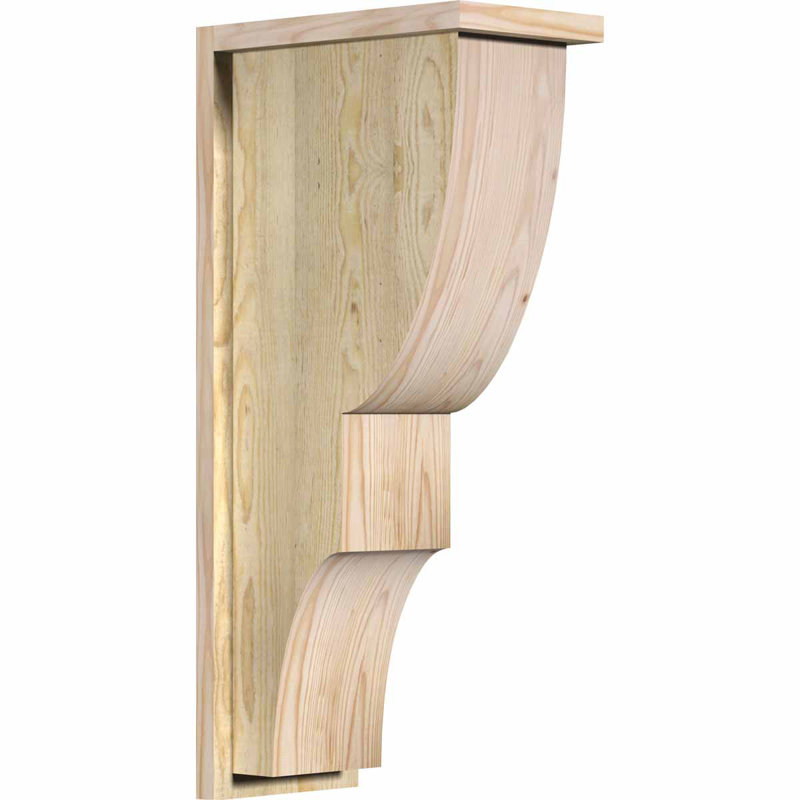 Corbeau Ridgewood avec contre-plaque, H 30 po x l 8 po x P 14 po, Sapin de Douglas, Sciage brut