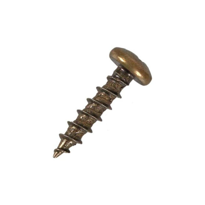# 6 x 5/8 po. Filetage en laiton à tête ronde Philips