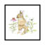 Wildflower Bunnies IV - reproduction sur toile-22229703-73792951-73792952