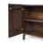 Rustic Mango Wood Cabinet With Fluted Design
