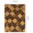 Brown Beige Distressed Checkers Area Rug-107120073