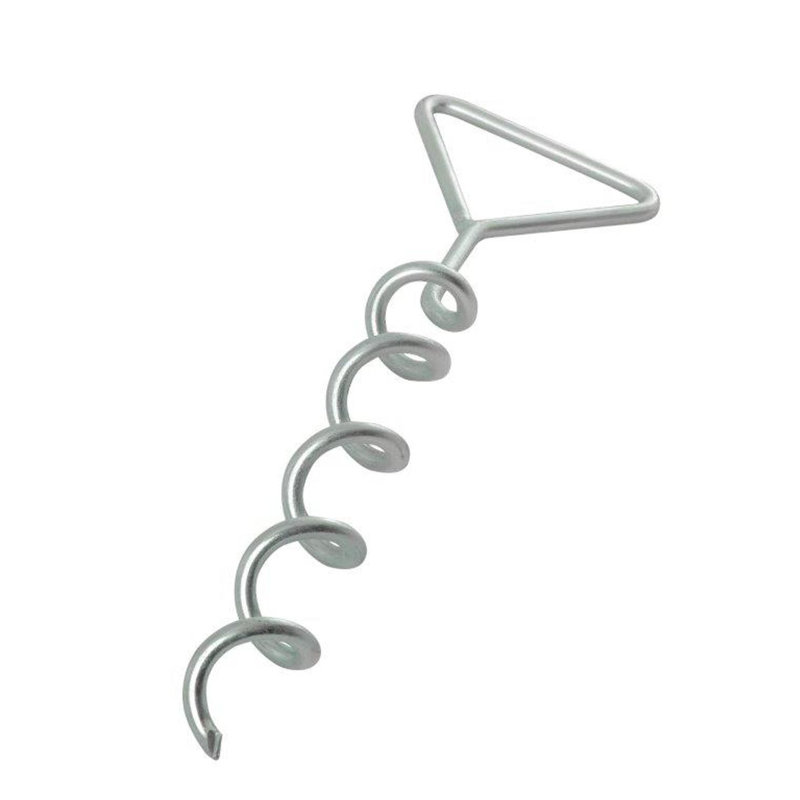Machrus Upper Bounce Trampoline Deep Fastening, Spiraled Anchor Kit