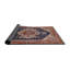Tapis oriental orange / bleu marine-1554815286