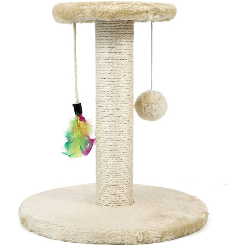 Grattoir pour chat avec corde en sisal naturel haut de gamme