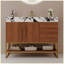 Meuble-lavabo moderne 36 po en céramique avec rangement à fermeture en douceur-133235832