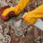 Large Area Rug 7.5X9.5 Ft Anti-Skid Tear-Resistant Floor Mat Vintage Brown Green-1138989488