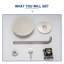 Système de douche complet rond à fonctions simples avec valve brute-60135010