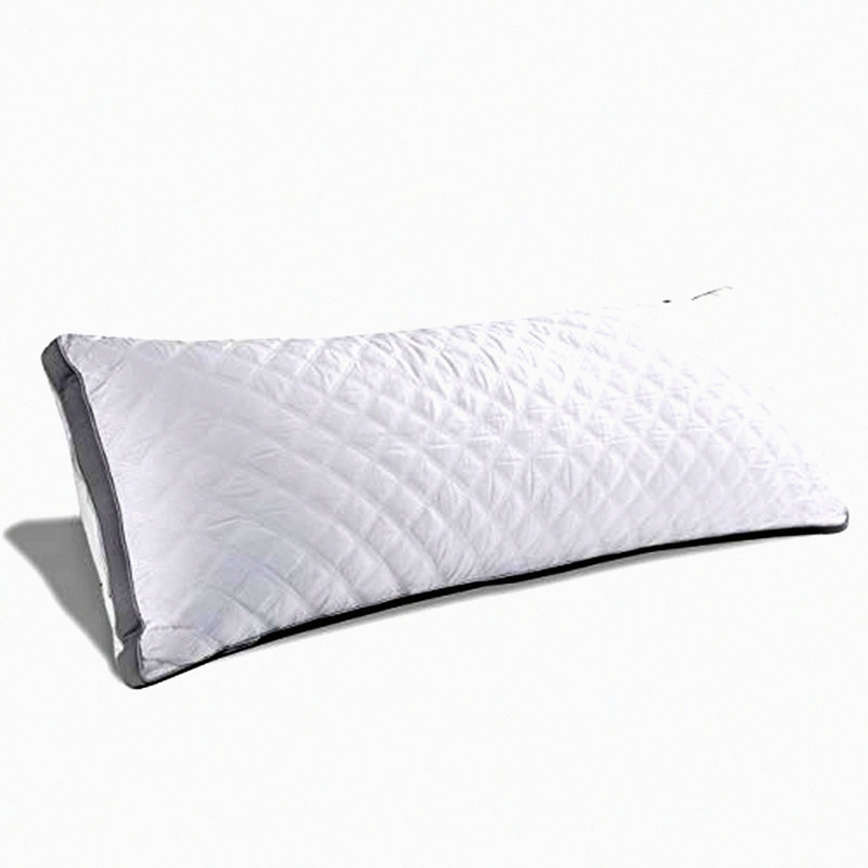 Luxury Plush Body Pillow - Adjustable Loft, Firm & Fluffy, Down Alternative Fill, Head Support, Quilted Cover- Ultimate Comfort & Quality