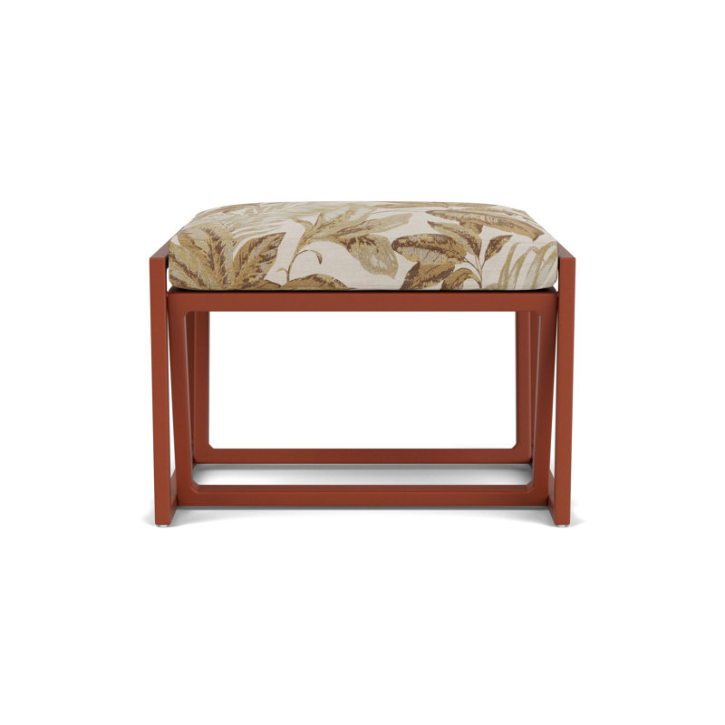 Summit Outdoor Ottoman, Woodland, Botanic Willow