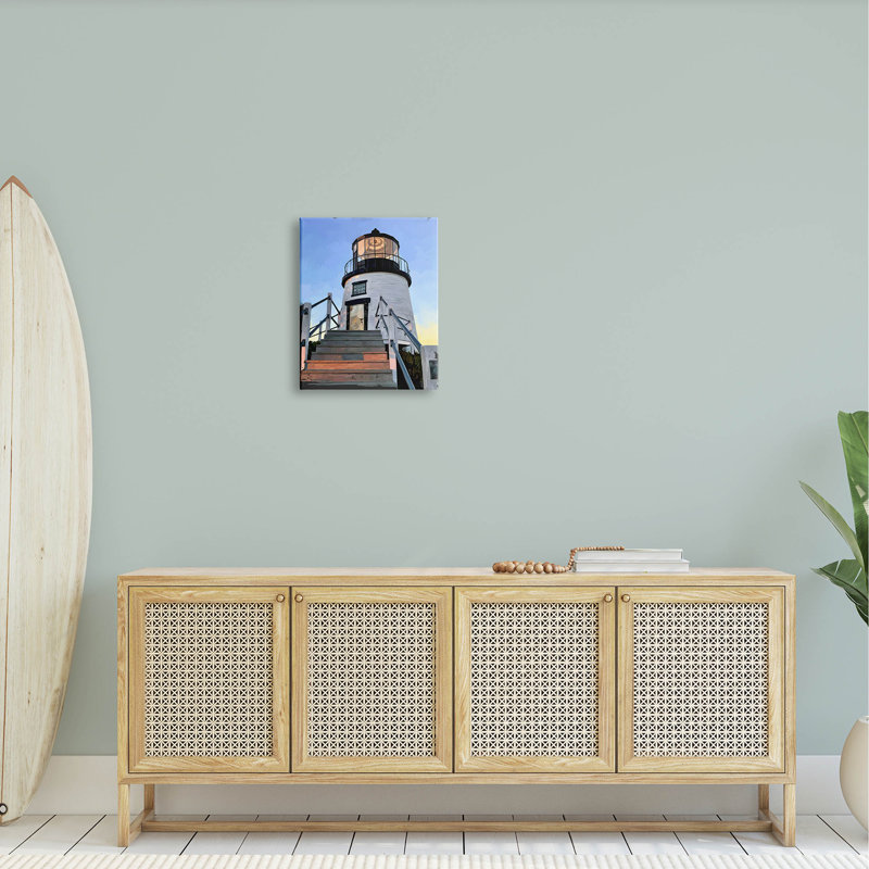 «Coastal Lighthouse Beacon», estampe numérique par Emily Kalina, H 20 po x l 16 po x P 1,5 po
