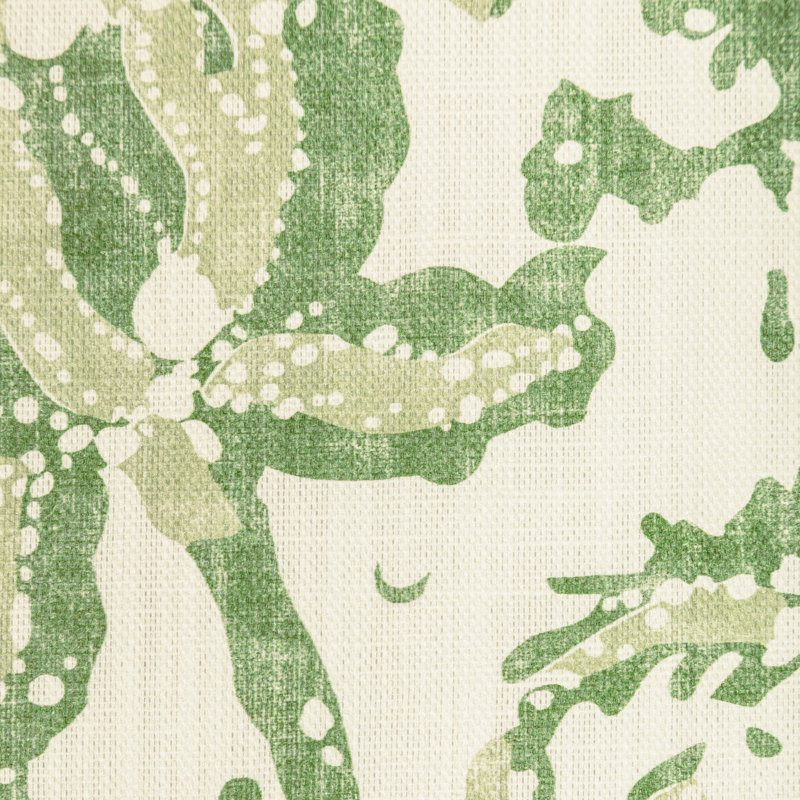 Manoir Weymouth Cotton Blend Performance Fabric, Leaf