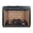 23 Inch Infrared Quartz Heater Fireplace Insert -Woodlog Version With Brick