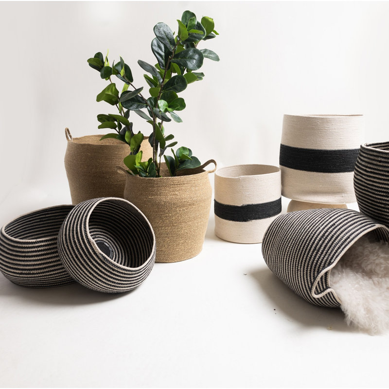 Ensemble de 2 paniers en tissu