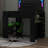 Full Size Gamer Loft Bed With Height-Adjustable Desk,Wardrobe And RGB Light-118612921