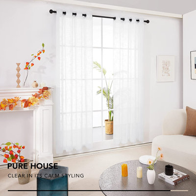 Sheer Curtain Pair