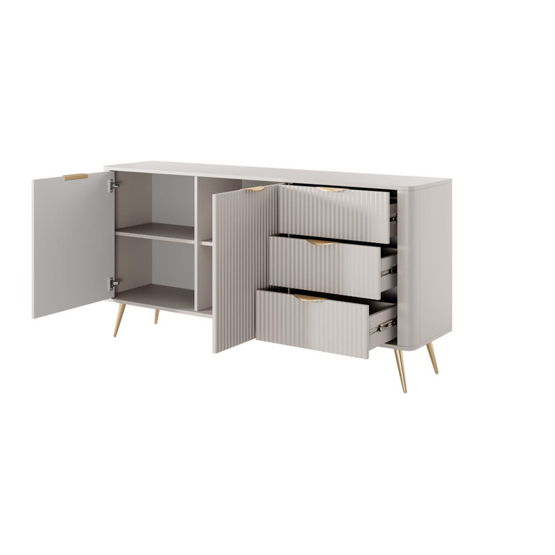 Elegant Neutrality: Stewartstown Sideboard Cabinet 163cm , Cashmere