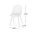 Chaise d'extérieur en polypropylène blanc-1465903776