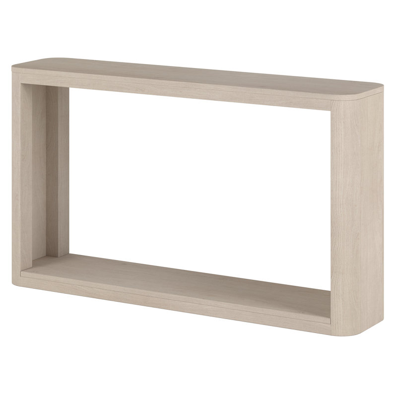 Kellan 52" Wide Rectangular Console Table, Alder White