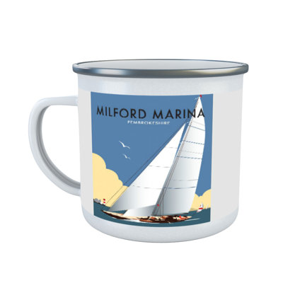 Robin Enamelware Camping Mug