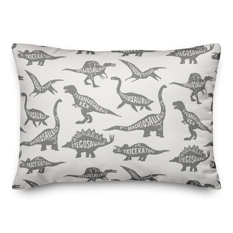Rectangular Pillow Cover & Insert, Gray 