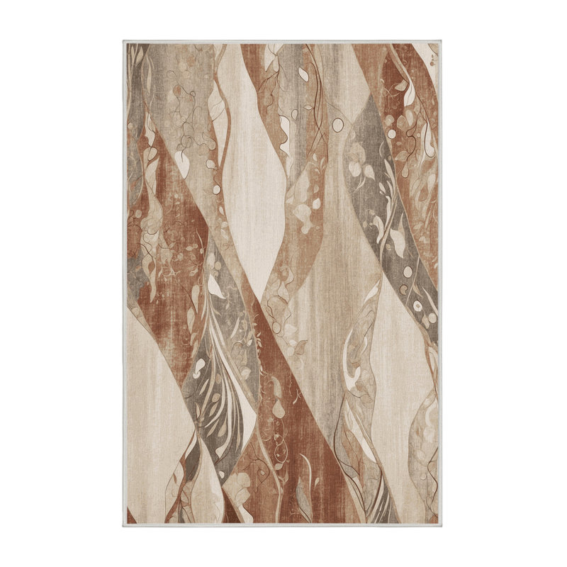 Shimmering Crest Rug, Rectangle 6' x 9'