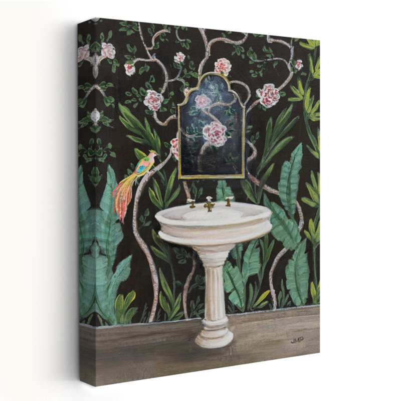 Botanical Bath I Art Deco Animal, H 24 po x l 16 po
