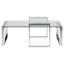 Ruchi 2 - Piece Glass Top Living Room Table Set