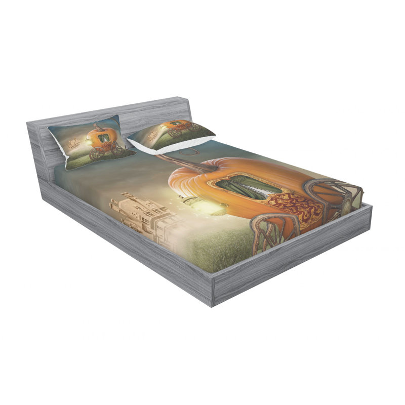 Microfiber Sheet Set, Queen Sheet Set with Fitted Sheet