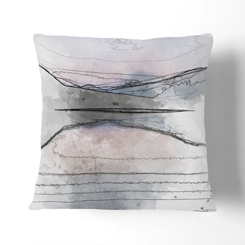 Square Throw Cushion, Black, 40cm H x 40cm W x 15cm D