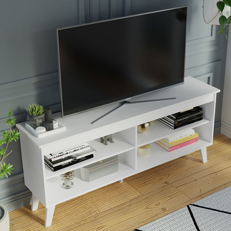 Crédence de rangement 53,54 W Khursheed, Blanc