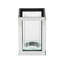 Lampe ouragan en verre avec accents en miroir