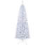 Grand sapin de Noël artificiel non éclairé avec branches réalistes et base en acier-603837737