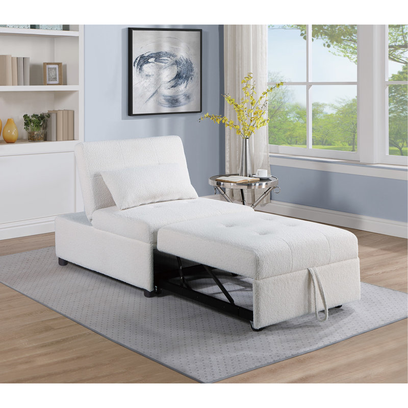 Convertible blanc avec revêtement et siège en tissu