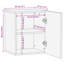 Solid Wood Bathroom Cabinet
