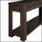 Rustic Chic Console Table with Storage Drawers and Bottom Shelf, Ideal for Entryway and Hallway, Espresso Finish-365014743