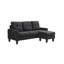 Odelin 3 Seater Fabric Corner Sofa -1444917094