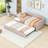 Twin Size Velvet Daybed with Adjustable Twin Trundle-552613917