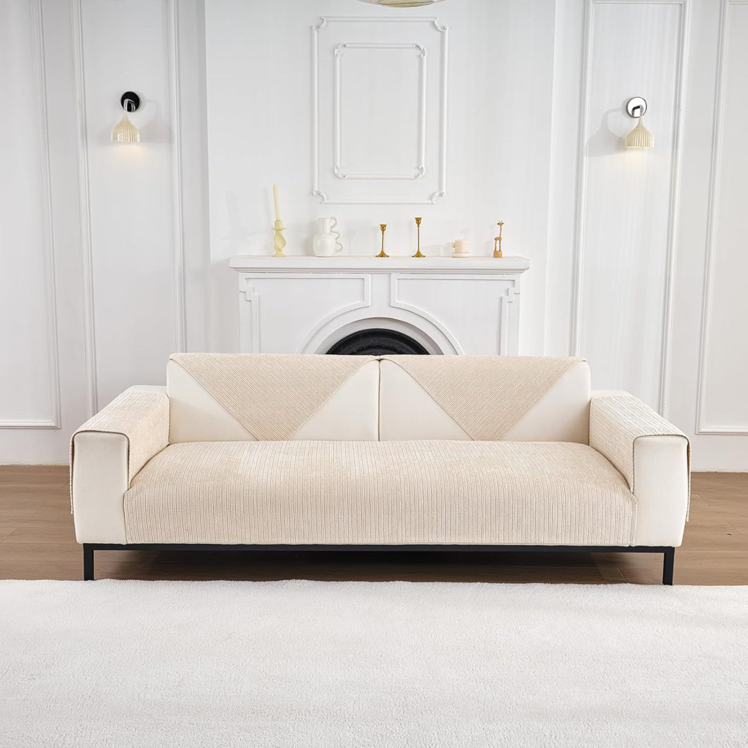 Soft Chenille Sofa Cover - New Non-Slip Sofa Covers 1 2 3 Seater, Couch Covers For Sectional Sofa, Universal Couch Cover, Sofa Cover L Shape Furniture
