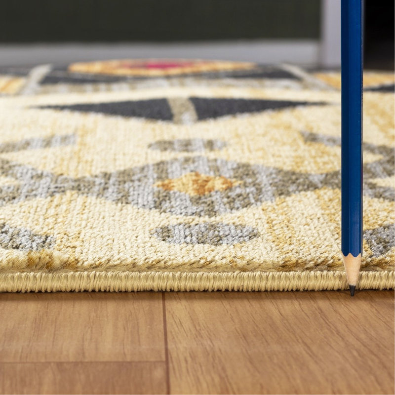Tapis crème Southwest, Rectangle 7 pi 10 po x 10 pi 3 po