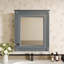 Armoire de rangement de salle de bain murale avec miroir, armoire à pharmacie avec tablette réglable en hauteur, armoire de rangement au-dessus de la toilette-1414992465