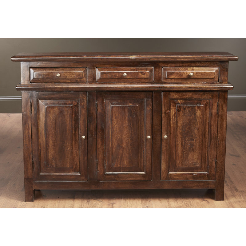 Gesling 53" 3-Drawer Sideboard, Pecan