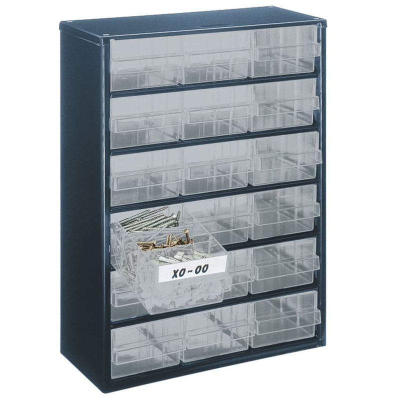 Raaco Cabinet with 18 Drawers