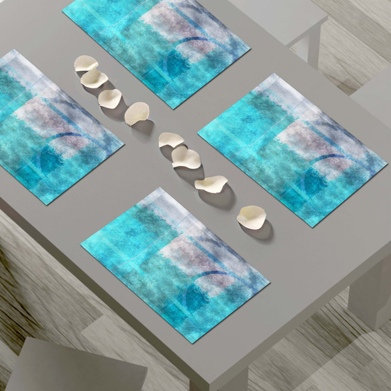 Polyester Abstract Rectangle Placemat